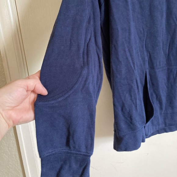 🌞Calvin Klein Navy Beaded Detail on Lower Left Side Long Sleeve Shirt#Gr - Picture 6 of 10